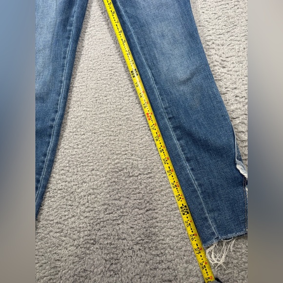 Judy Blue Jeans Womens Size 1/25 Skinny Fit High Rise Raw Cut Out Hem JB88459 - Picture 10 of 15